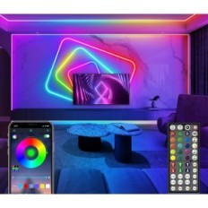 Neon Ailbton usato 15 m nastro 15 m illuminazione RGB IP65 nessun telecomando