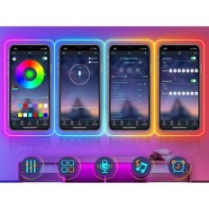 Neon Ailbton usato 15 m nastro 15 m illuminazione RGB IP65 nessun telecomando