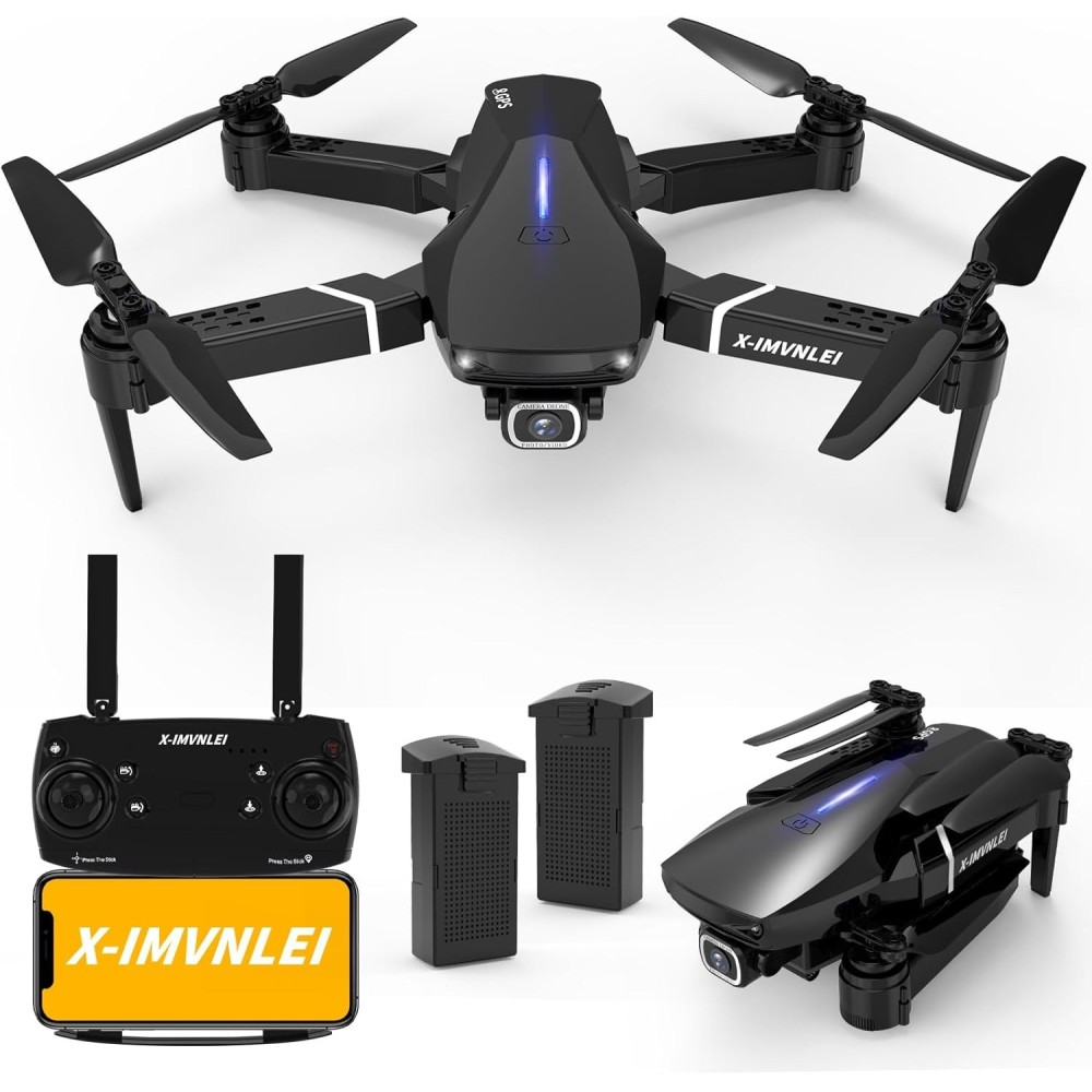 AB X- IMVNLEI 4K drón, FPV WiFi, 36min, rádió vezérlés, használt