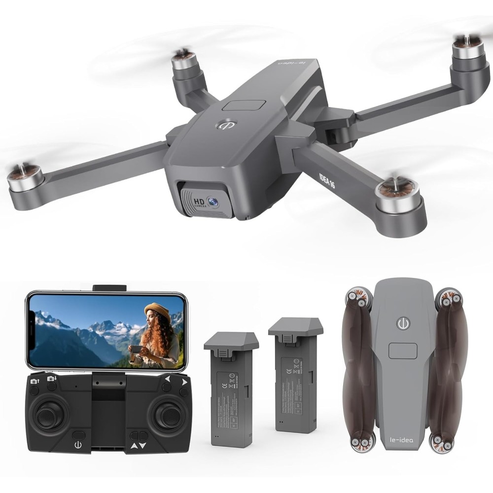 Dron 4K IDEA116 / Idea16p s bezkartálnym motorom, WiFi 5GHz, použité
