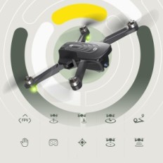 DRON SANTY STONE HS175D con GPS y cámara 4K, Modo de mosca de círculo, sin escobillas