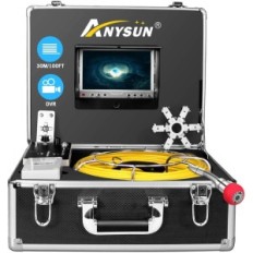 Industrial tube endoscope, waterproof 30m, 1000TVL, SD 8GB, Used