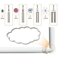 Průmyslová trubka endoskop, vodotěsný 30m, 1000TVL, SD 8GB, použitý