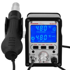 Slutownicz Rake ζεστό αέρα 70W LCD S-LS-45 S - 21EL.