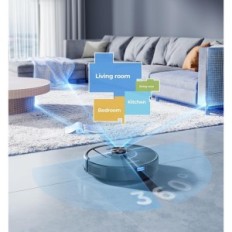 Robotic vacuum cleaner Laresar, Pugging, 250 ml tank, Lidar, Used