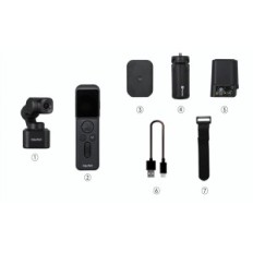 4k Feiyutech Pocket 3 Sportkamera, Ultra HD, 12mp, 130 °