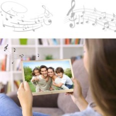 Digitální fotorámeček Jaihonda, 32 GB, 13.3 palce, 1080p, USB