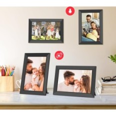 Digital fotoramme Bigasuo, 10,1 inches med WiFi, 32 GB, 4 stk.