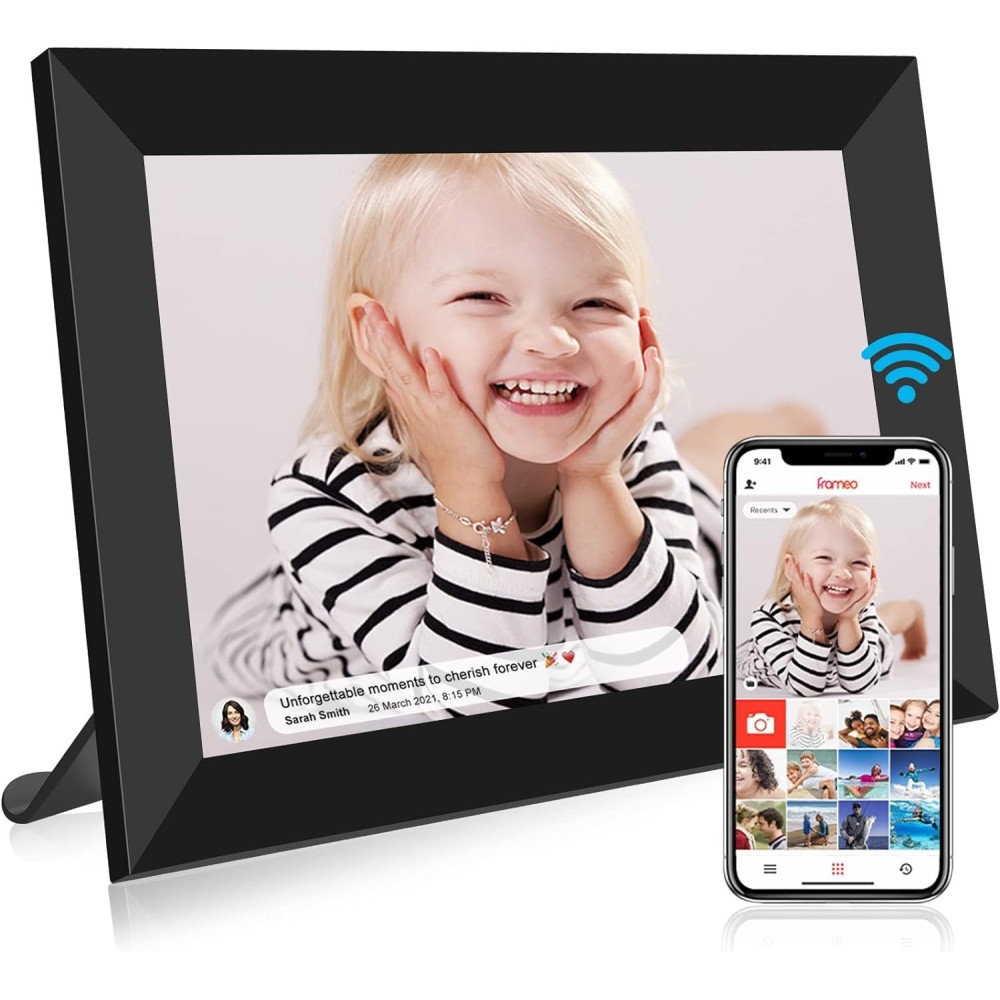 Digital fotoramme lelamved, 10,1 inches, Wi-Fi, 32 GB