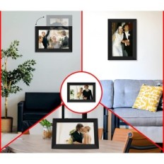 Frame de foto digital Lelamved, 10,1 polegadas, Wi-Fi, 32 GB