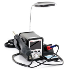 Station de soudage à pistolet HOT AIR 70W LCD S-LS-45 S - KIT 21 pièces.