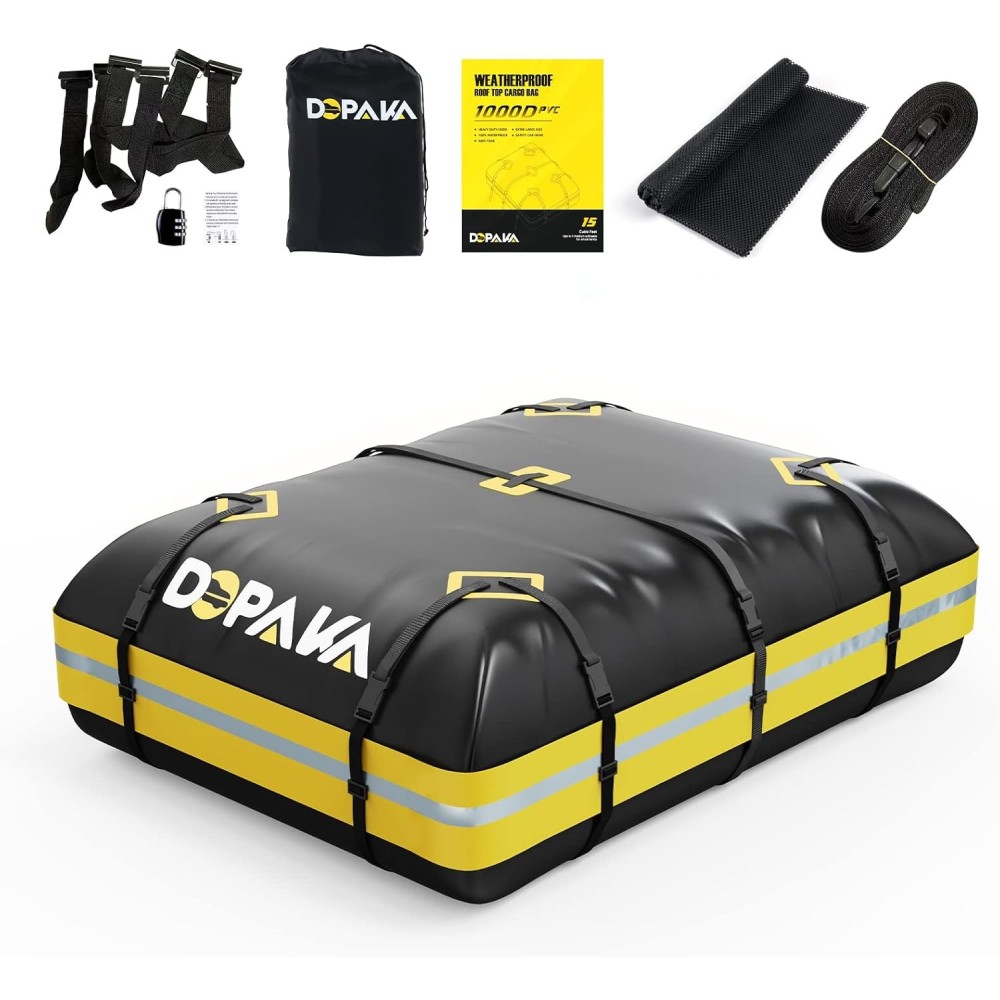 Strešna škatla Dopack, kapaciteta 15 kubičnih stopal, PVC 1000D