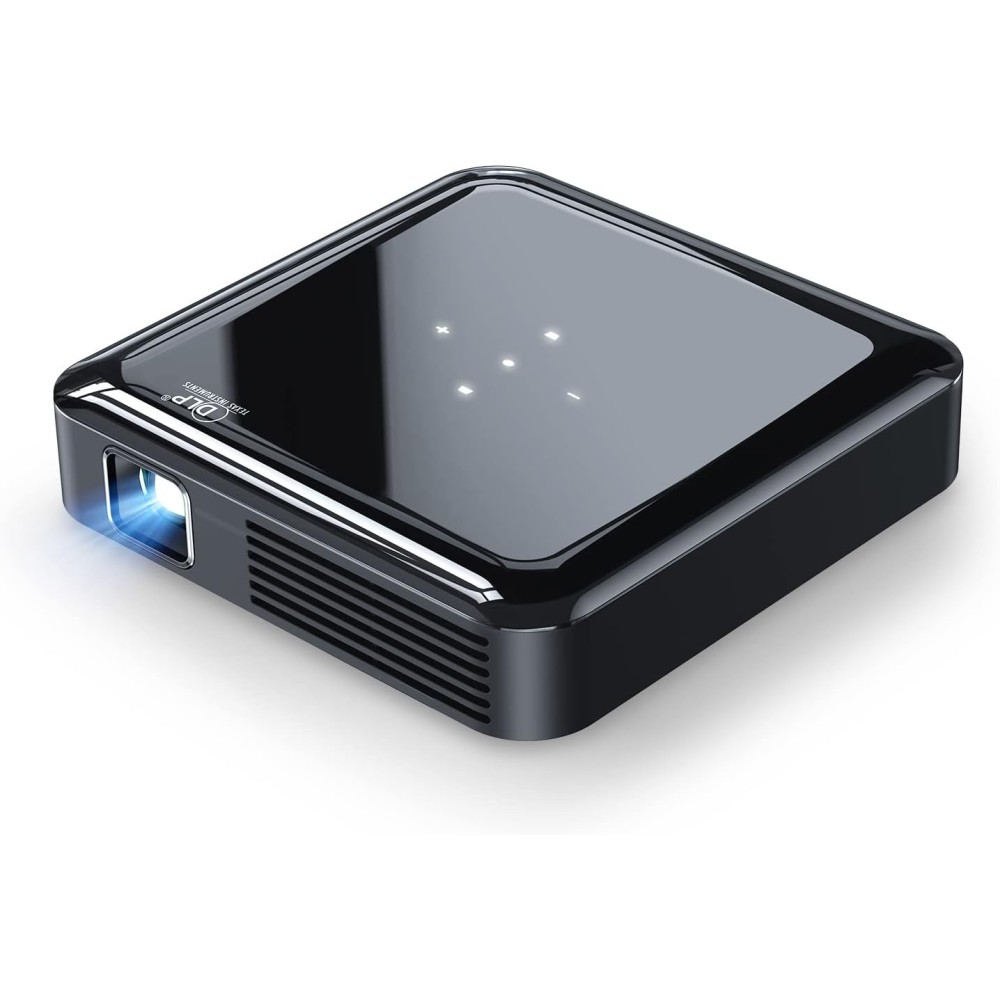 Näyttely mini projektori Akiyo USB HDMI 12V 2A 70W Compact-versio