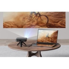 Έκθεση Mini Projector Akiyo USB HDMI 12V 2A 70W Compact Version