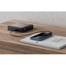 Näitus Mini projektor Akiyo USB HDMI 12V 2A 70W kompaktne versioon