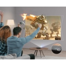 Razstava Mini Projector AKIYO USB HDMI 12V 2A 70W Compact version