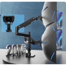 Držák pro Putorsen RZMM-69-2BL, pro dva monitory, od 17 do 49 palců