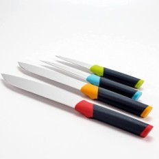 Charmline Kitchen Set: 4 Řezací desky, 4 nože, použité