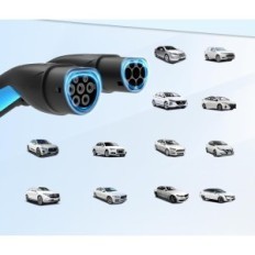 Töltő kábel EVDANCE típus 2, 11 kW, 16 A, 8 m, 3-fázis, zsák