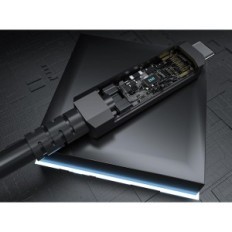 Cabo USB C Fibbr (5 m), ideal para computadores, projetores e câmeras