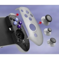 Kontroler GameSir G8 Galileo typ C do iPhone 15 i HarmonyOS z joystickami