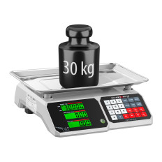 Hmotnosť potravín obchodu s pamäťou a počítaním funkcií SBS-PW-301CB 30KG / 1G