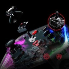 Controlador de Kaleid Gamesir T4 de RGB para Windows 10/11, Switch e Android TV