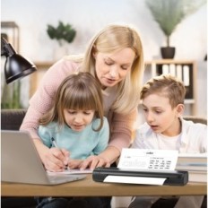 Mobiele Colorwing-printer, Bluetooth, USB, 1200 mAh