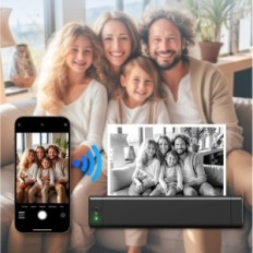 Mobil Colorwing-skriver, Bluetooth, USB, 1200 mAh