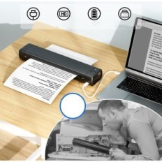 Impresora móvil de Colorwing, Bluetooth, USB, 1200 MAH