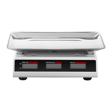 Parduotuvės maisto svoris su atmintimi ir funkcijos skaičiavimu SBS-PW-301CB 30kg / 1g