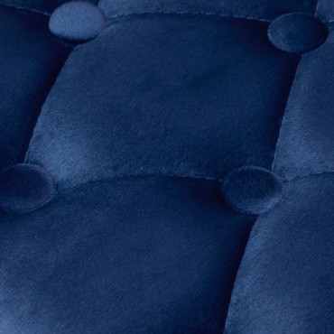 4Rico Chair QS-OF213G navy blue — close-up of the seat