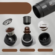 Kahvinkeitin Hibrew H4A, 12 V, 80 W, 60 ml, käytetty Сzarny