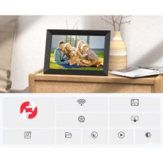 Set med 2 digital Ram Bigasuo, WiFi, 10,1 tum, IPS 1280x800, 32 GB