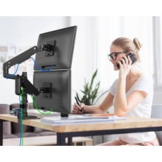 Putorsen MT-CA69-2B Monitorhalter, 2 Monitore, von 17 bis 49 Zoll