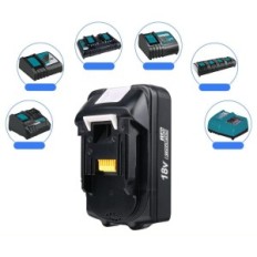 Variabele batterij Dasnite BL1830, 3A, 3000 MAH, 18V, voor Makita, gebruikt