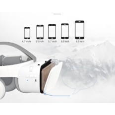 Un set di realtà virtuale Bobovr Z6 per i telefoni 4.7-6.2'', bianco