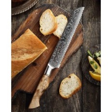 Hezhen knives set, 5 pieces, made of Damascus steel