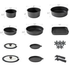 Sensary set of sensions, 17 elements, black