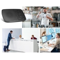 Hosmart UltraSeak Intercom, sistema de duas vias, intervalo de 1200 pés, 4 PCs