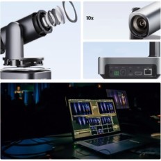 PTZ Tonveo 20x Zoom-kamera, USB HDMI LAN, 1080p 60fps live-lähetykseen