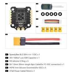 SpeedyBee F405 BLS 4-W-1 ESC 50A, WIFI, Bluetooth, FPV 30x30 mm, brukt