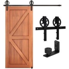 Accesorios para puerta corredera CCJH 230cm, estilo de rueda rústica