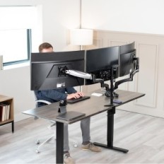 Vivo v300g Desk Holder med motvikt, 8 kg, max. Vesa 75/100, används