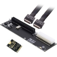 Cabelecc PCI-E 3.0 M.2 pre OCULINK SFF-8611, SSD a grafické karty