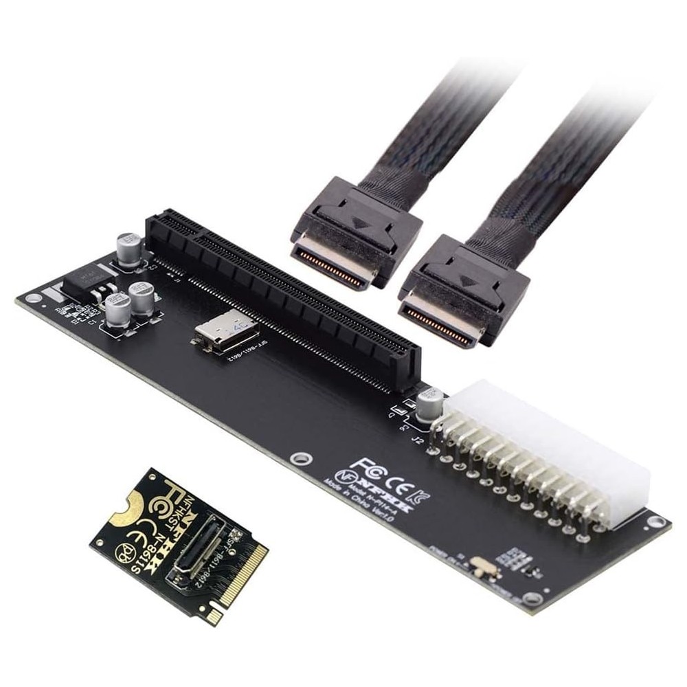 Cablecc PCI-E 3.0 M.2 para Oculink SFF-8611, SSD e Graphic Packs