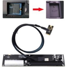 Cablecc PCI-E 3,0 M.2 för OcuLink SFF-8611, SSD och grafikkort