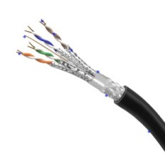 Cavo Ethernet Soibke 50m Cat 7 Fast RJ45 Gigabit 10 GB / s Cable della rete