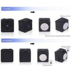 Niypt Mini Telecamer Spy 1080p con batteria, visione notturna e movimento