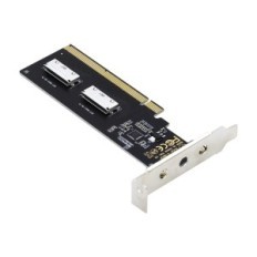 Dualport SFF-8612 OCULINK SFF-8611 adapteris PCI-Express "grafikos kortelių